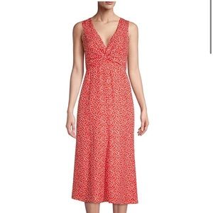 Rebecca Taylor Malia Twist Sleeveless Floral Dress